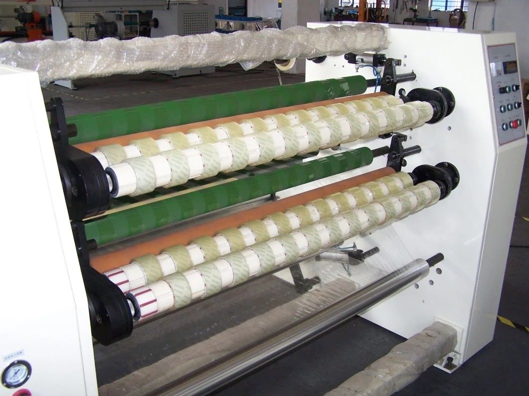 Four Shafts Tape Slitting Making Machine For Bopp Tape/PET Tape